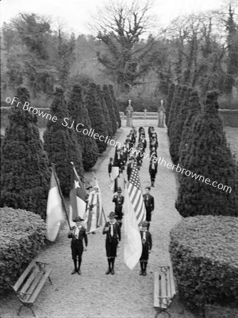 PARADE OF SCOUTS FOR INVESTITURE